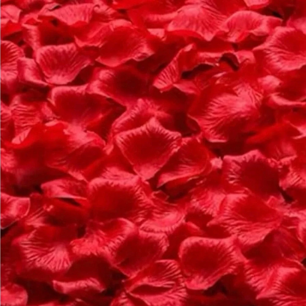 1000 Pieces, Artificial Silk Rose Petals Decoration, Eternal Rose Petals